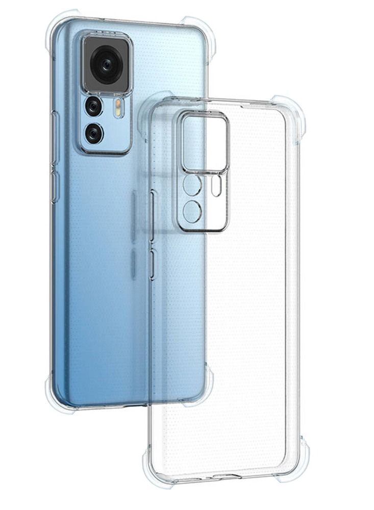 CATANES Xiaomi 12T Pro Case Cover Clear Protective TPU Four Corners Cover Transparent Soft Case - Image 4