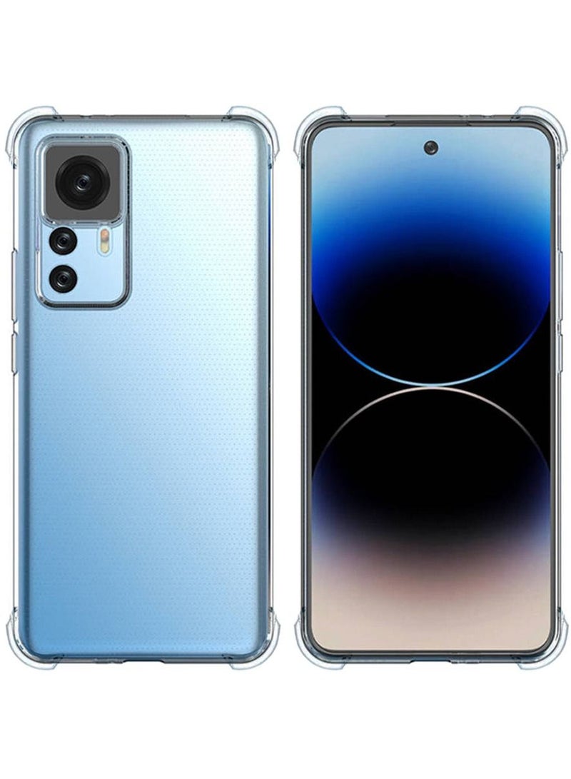 CATANES Xiaomi 12T Pro Case Cover Clear Protective TPU Four Corners Cover Transparent Soft Case - Image 5