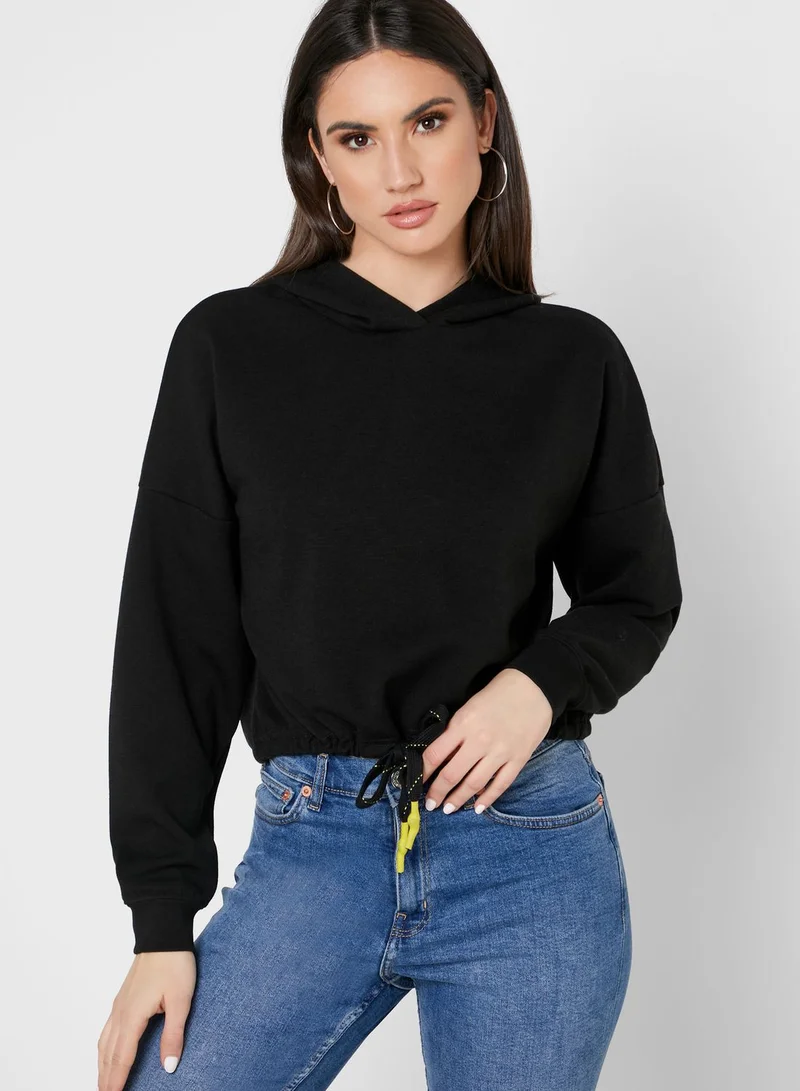 ONLY Tie Waist Hoodie