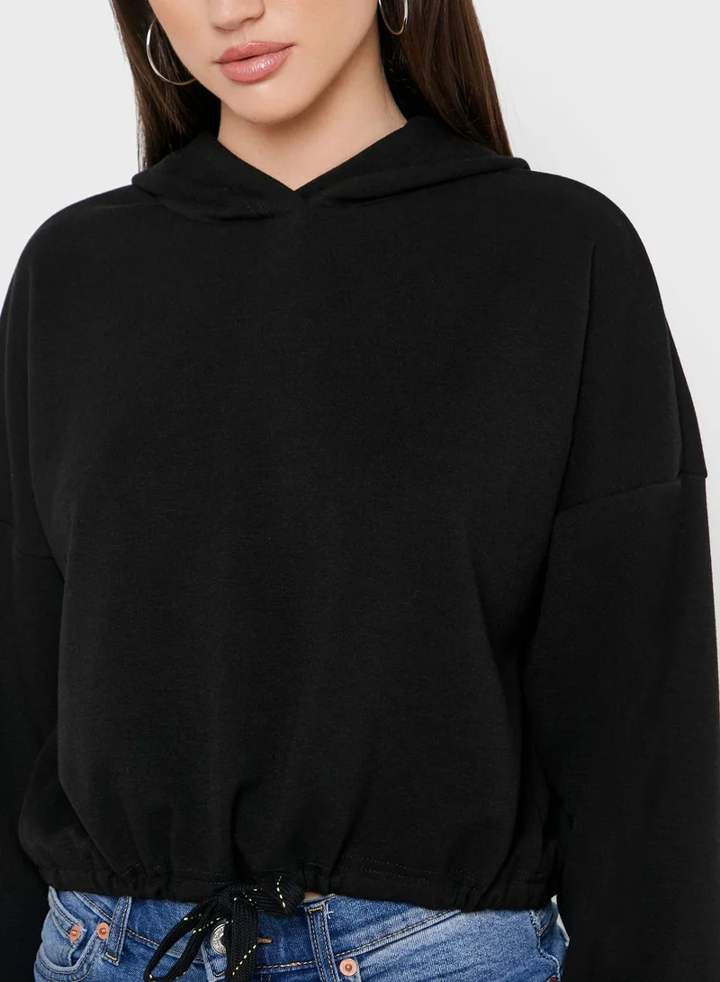 ONLY Tie Waist Hoodie