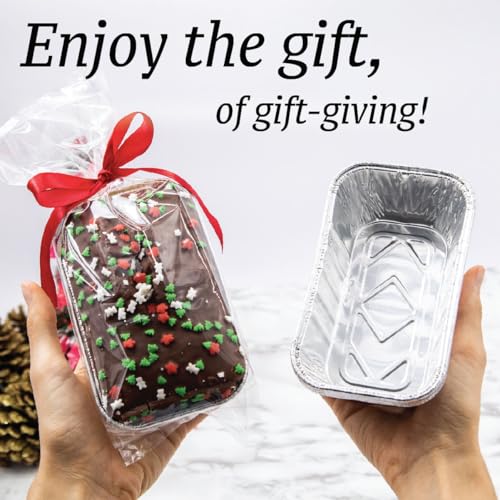 Spare Essentials (35 Pack) 1 Lb Aluminum Foil Mini Loaf Pans - Foil Bread Pans for Baking - Perfect to Bake Individual Bread Loaves, Cakes & Meat - 1 Pound Aluminum Loaf Pans - 6 x 3.5 x 2 Inches - Image 5
