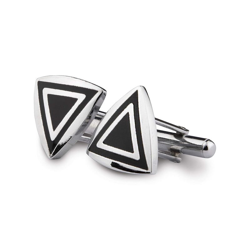 Kovove The Embellished Black Cufflinks for Men - Image 1