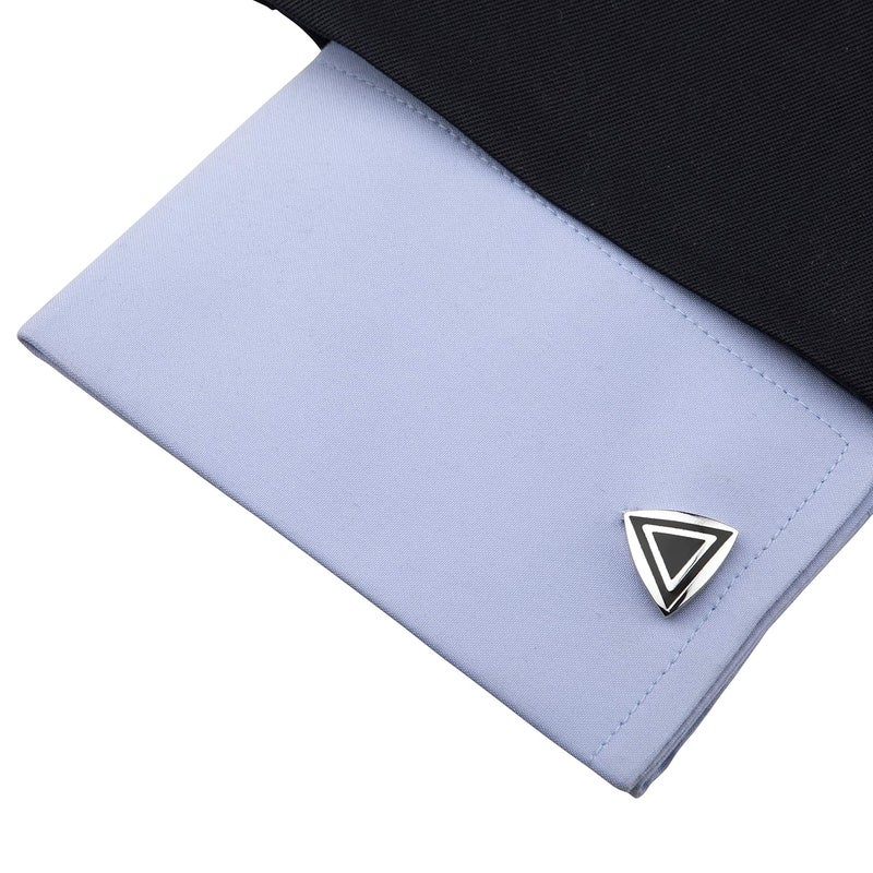 Kovove The Embellished Black Cufflinks for Men - Image 4