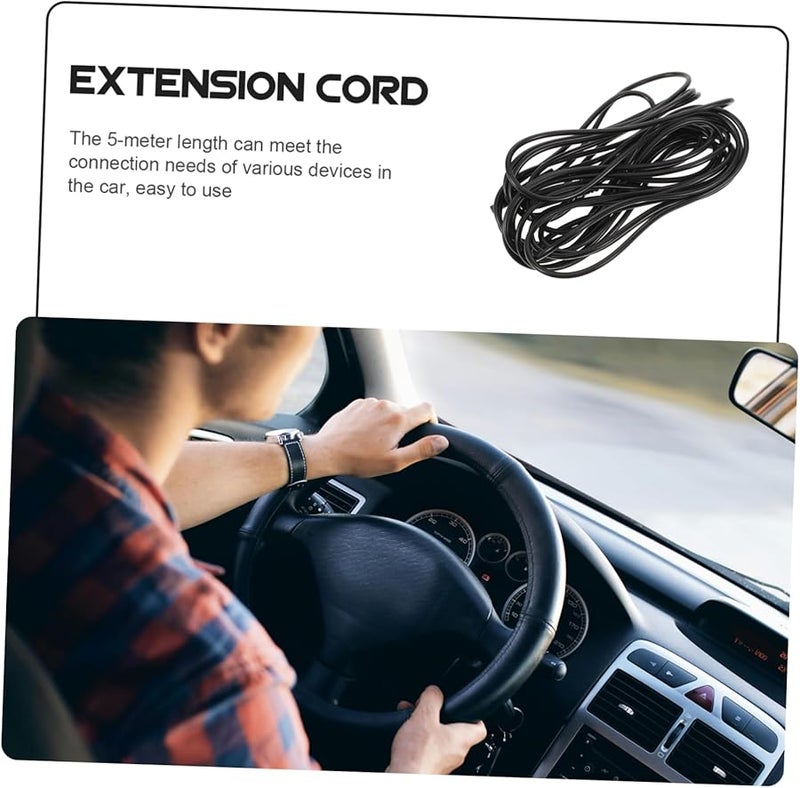 Gatuida 3 Pack Backup Camera Extension Cable for Dash Cam Rear View Recorder - Image 3