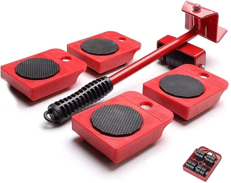 Aider Furniture Lifter Mover Tool Set Heavy Duty Furniture Shifting Lifting Moving Tool with Wheel Pads for Easy and Safe Moving, Suitable for Sofas, and Refrigerators - Image 1