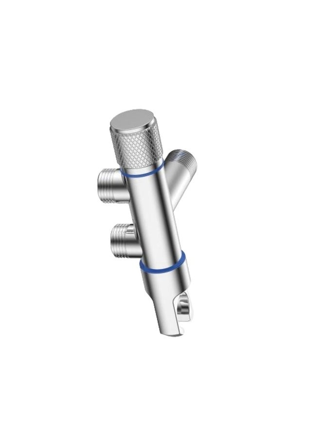 DANUBE HOME Milano Vena 2 Way Angle Valve Â½ Inches Connection For Bathroom Kitchen Toilet Water Heater Sink Faucet Connection Stop Valve Chrome - Made In China 