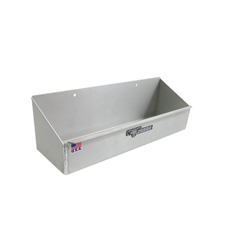 Pit Posse 563 Oil Shelf Caddy Six Bottle Rack Holder- Made in USA - Holds 6 Quarts of Automotive Motor Engine Oil - Enclosed Race Trailer Shop Garage Aluminum Storage Organizer (Silver) - Image 3