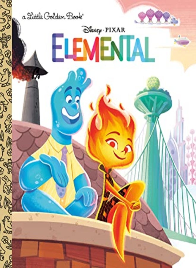 DISNEY PIXAR ELEMENTAL LITTLE GOLDEN BK