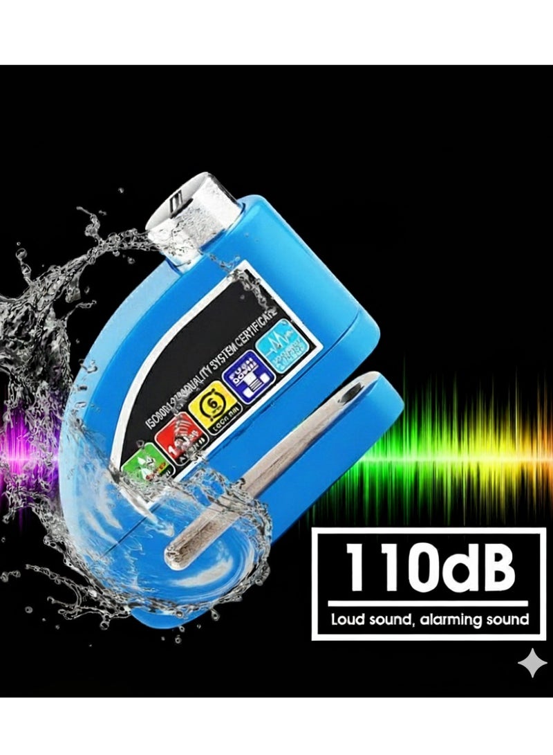 Vsport Anti-theft alarm lock for motorcycles, scooters, and bicycles; waterproof alarm system for security, 110 dB volume; security lock to protect motorcycles, scooters, and bicycles from theft by V Sport - Image 4