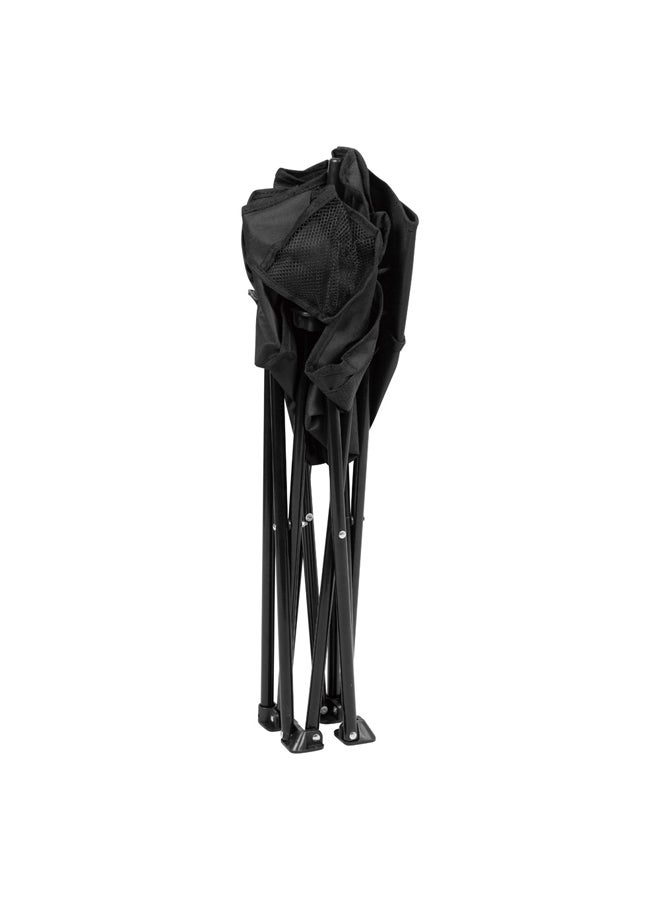 AL SANIDI Foldable travel chair, Camping Chair, Black, Size63*50*65Cm - Image 3