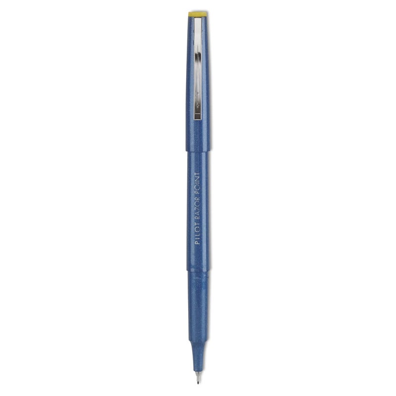PILOT Razor Point Fine Line Marker Pens, Ultra-Fine Point (0.3mm) Blue Ink, 12-Pack (11004) - Image 1