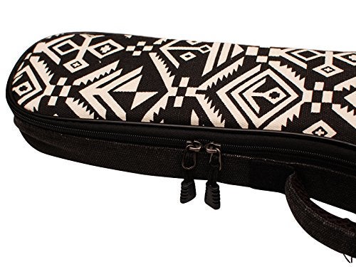 MUSIC FIRST Canvas Vintage style 26/27 inch Tenor Aztec Ukulele case ukulele bag ukulele cover - Image 3