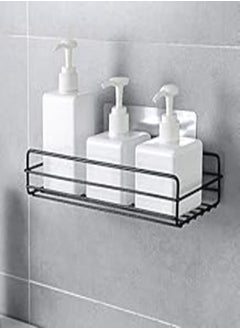 FreshDcart FreshDcart Punch-Free Multipurpose Kitchen Bathroom Storage Shelf Wall Holder Storage Rack Bathroom Rack Organizer Storage Box with Strong Magic Sticker Shower Caddies Storage Rack (Set of 1 pcs) 