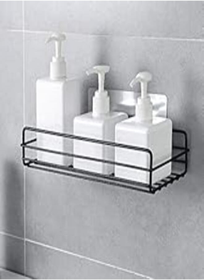 FreshDcart FreshDcart Punch-Free Multipurpose Kitchen Bathroom Storage Shelf Wall Holder Storage Rack Bathroom Rack Organizer Storage Box with Strong Magic Sticker Shower Caddies Storage Rack (Set of 1 pcs) 