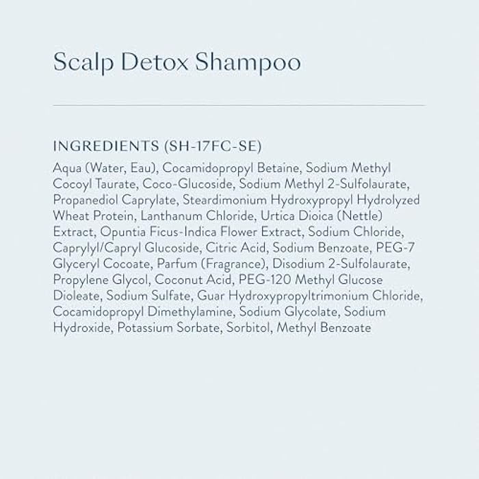 eSalon Scalp Detox Shampoo, Gentle Clarifying with Nettle and Prickly Pear Extract, 10 fl oz - Image 4