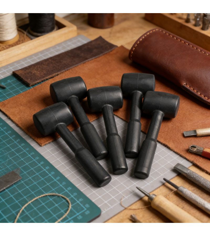 Plastic Hammer Leatherworking Mini Hand Tool for Precision Assembly and Tapping - Image 1
