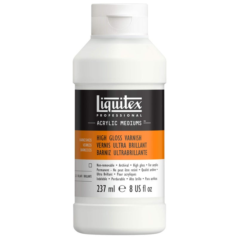 Liquitex Professional High Gloss Varnish, 237ml (8-oz) - Image 1