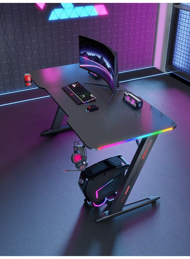 keke Ergonomic Gaming and Computer Desk with LED Lights 120 CM - Image 1