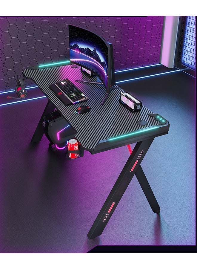keke Ergonomic Gaming and Computer Desk with LED Lights 120 CM - Image 5
