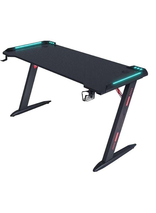 keke Ergonomic Gaming and Computer Desk with LED Lights 120 CM - Image 2