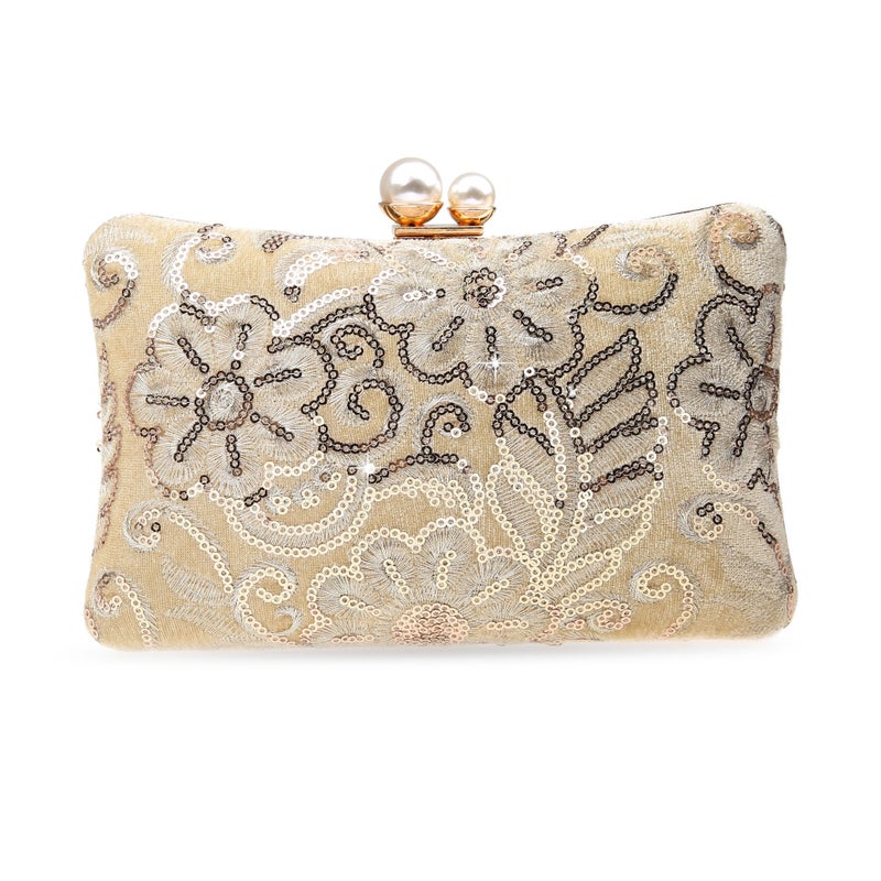 New Fashion Sequin Bag Vintage Banquet Clutch Bag Evening Banquet Bag Compressor Women'S Bag Ladies Bag Mobile Phone Bag 031272 - Image 1
