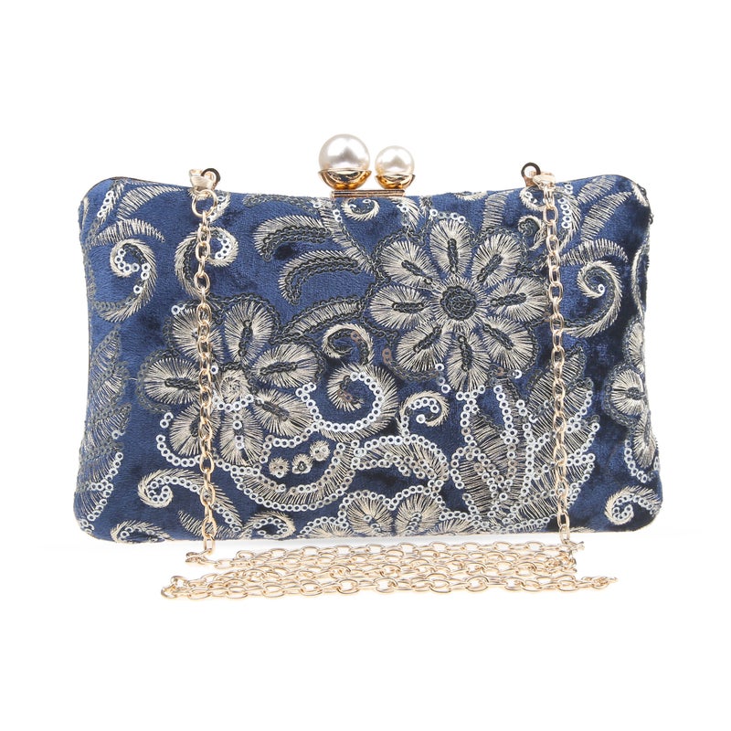 New Fashion Sequin Bag Vintage Banquet Clutch Bag Evening Banquet Bag Compressor Women'S Bag Ladies Bag Mobile Phone Bag 031272 - Image 3