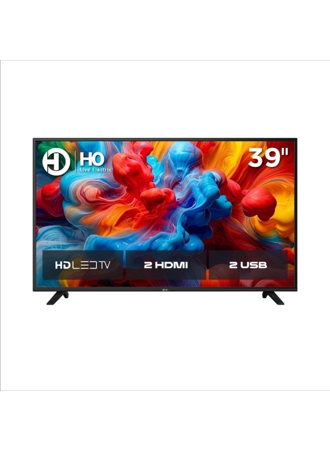 HOHO 39-Inch HD LED Display with IPS Panel, 2 HDMI, VGA & AV Input - Image 1