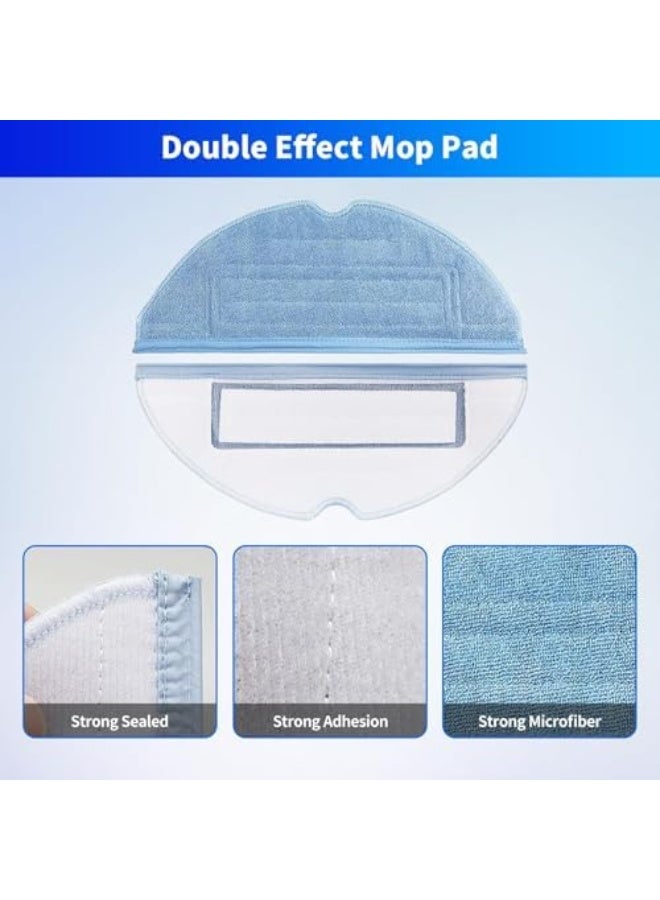 Replacement Parts for Roborock S7 MaxV Ultra / S7 Pro Ultra Vacuum Cleaner,Accessories Kit inclue 1 Roller Brush，1 Self-Cleaning Brush,4 Filter，8 Side Brush，4 Mopping Cloth，4 dust Bags - Image 4