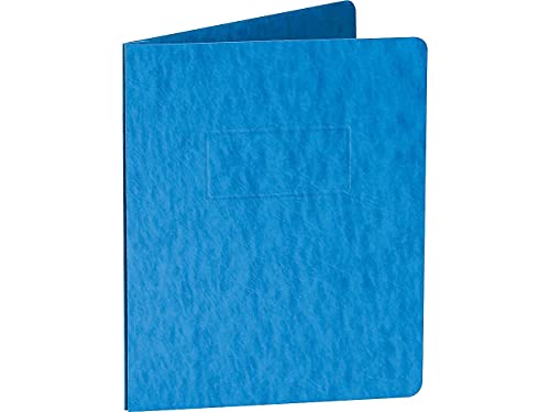 Oxford Pressboard Report Covers w/Scored Side Hinge, Blue, Letter Size, 5 per Pack, (99401EE) - Image 2