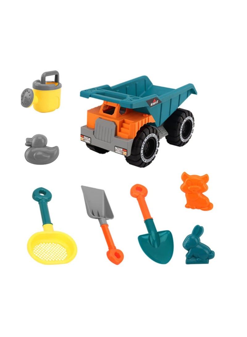 children beach toys baby beach game toy kit sand box sand table sand bucket set summer toys for beach play sand water truck - Image 1