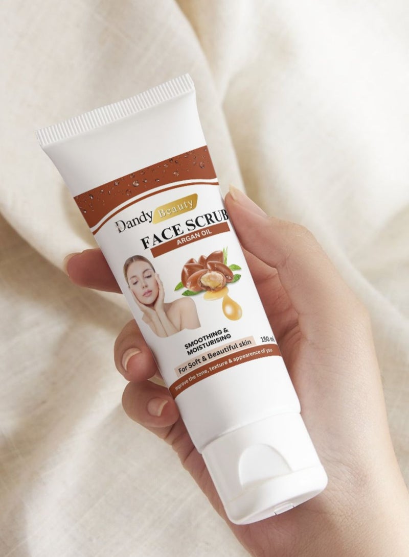 DANDY Face Scrub Argan Oil Improve tone, texture & appearance of you 150 - Image 4