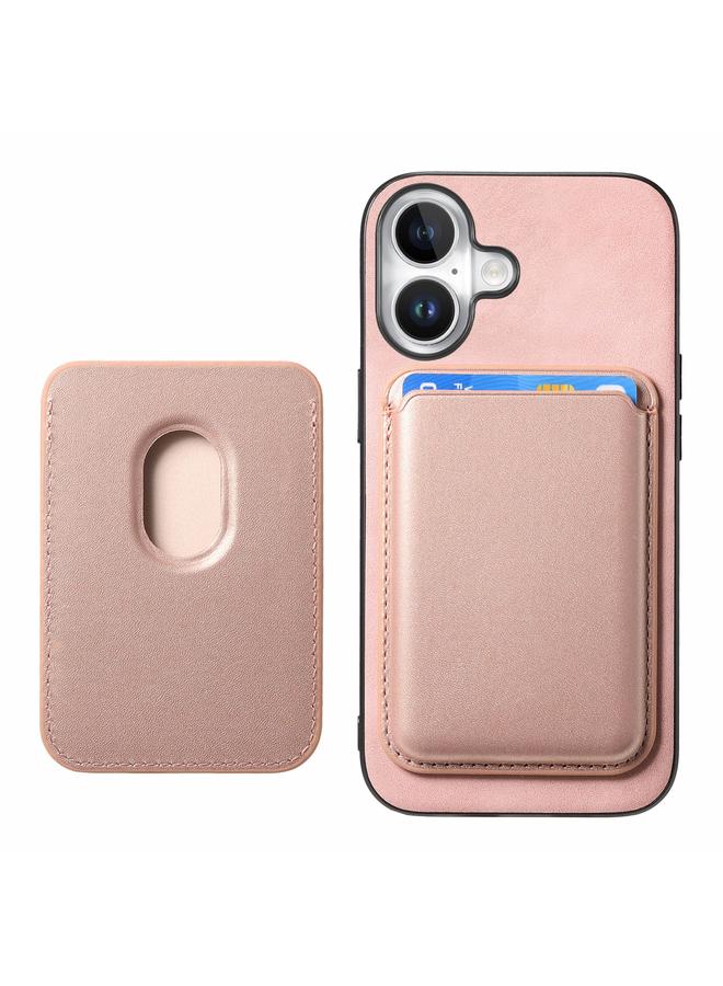 S-TOP Case For iPhone 16 Plus Retro Magsafe Card Bag PU Back Cover Phone Case - Image 5