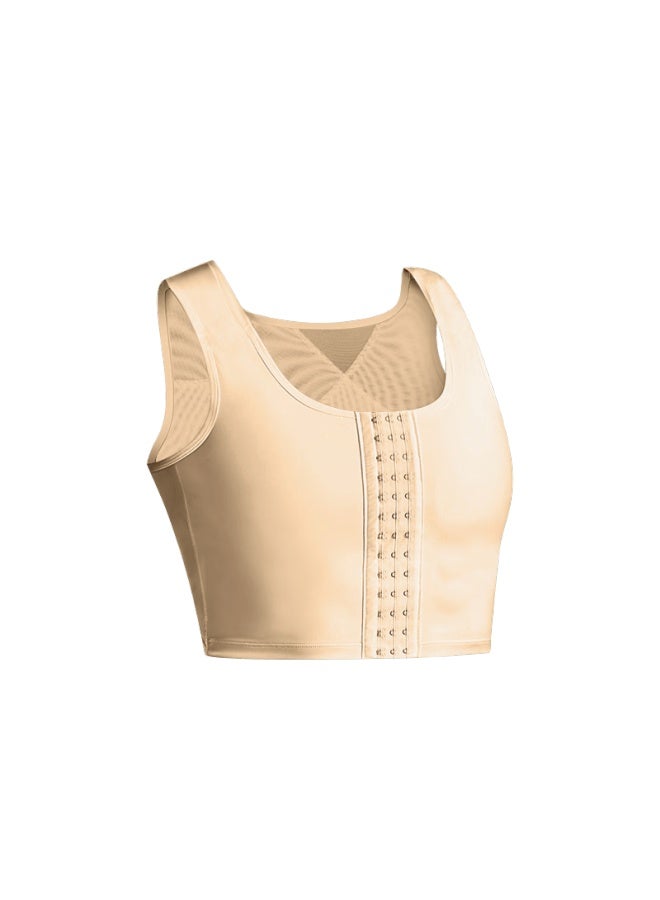 Livex Men's Strong Compression Chest Binder Post-liposuction Recovery Shapewear Vest Chest Wrap Tight Fitting Large Chest Reduction Shirt