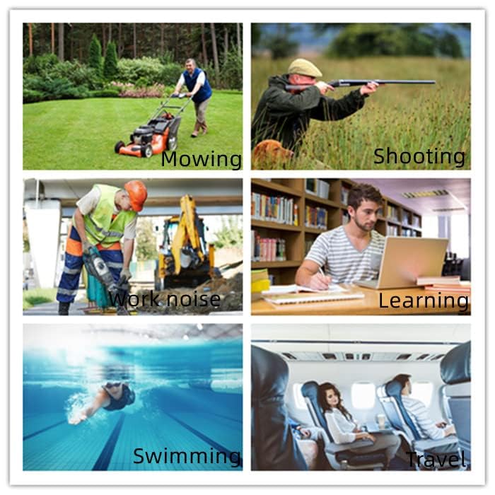 SKINPLUS 6 Pair Pillow Soft Silicone Earplugs Waterproof Noise Cancelling Ear Plugs for Sleeping, Snoring, Swimming, Travel, Concerts and Studying - Image 5