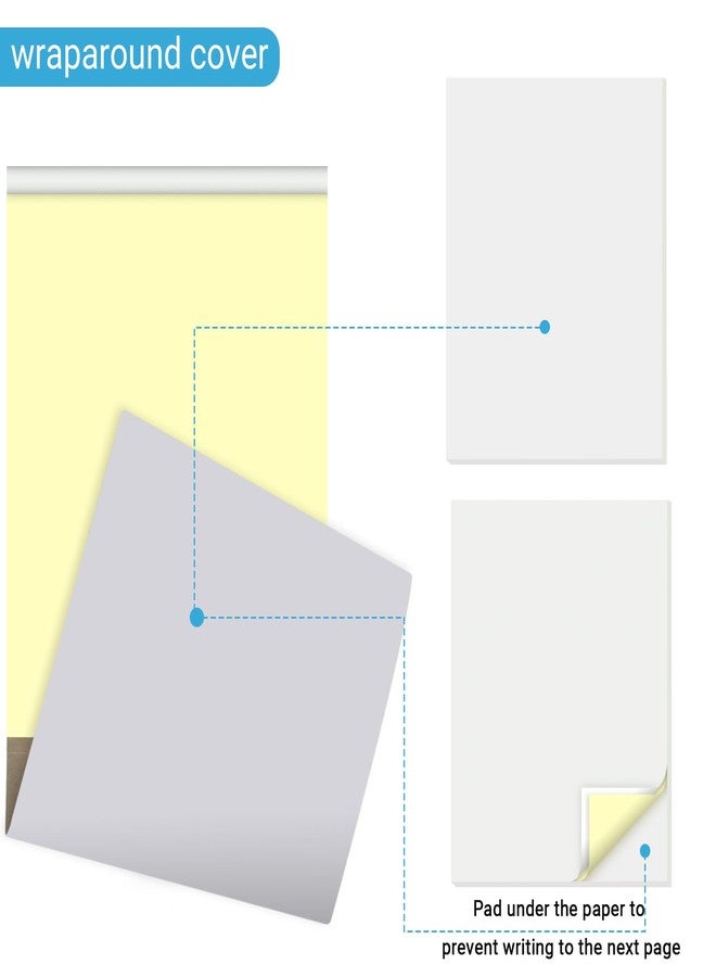 suituts Blank Carbonless Notepad, 2-Part, 8.5X11 Inches, 150 Sets - Image 3