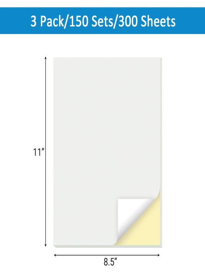 suituts Blank Carbonless Notepad, 2-Part, 8.5X11 Inches, 150 Sets - Image 2