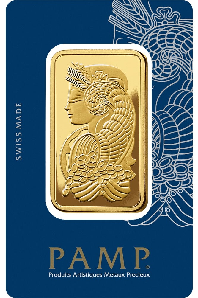 PAMP Suisse Pamp Fortuna 24K 1oz 999.9 Gold Bar - 1 Ounce - Image 1