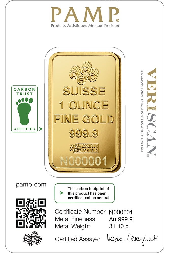 PAMP Suisse Pamp Fortuna 24K 1oz 999.9 Gold Bar - 1 Ounce - Image 2