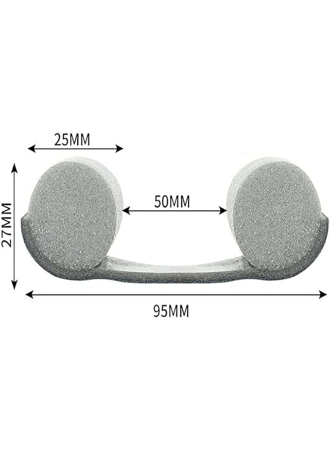 The Bros Pack of 6 Twin Door Draft Stopper, Double Side Under Door Bottom Seal Strip Noise Blocker | Door Sweep Draft Blocker for Door | 10 * 95cm | Brown - Image 2