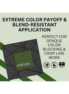 mehron EDGE Face & Body Paint| Professional Water-Activated Face Paint Makeup | Made in the USA | For Cosplay, Halloween, & SFX (Green)  - Image 3