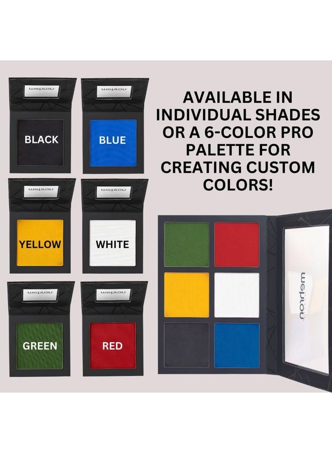 mehron EDGE Face & Body Paint| Professional Water-Activated Face Paint Makeup | Made in the USA | For Cosplay, Halloween, & SFX (Green) - Image 5