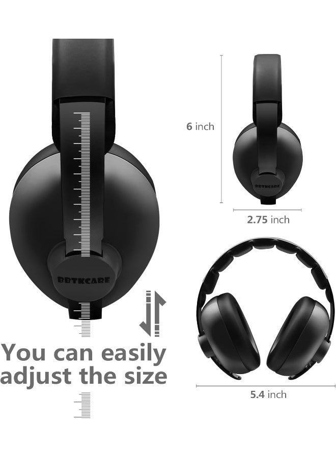 BBTKCARE Baby Headphones Noise Cancelling Headphones for Babies for 3 Months to 2 Years (Black) - Image 2
