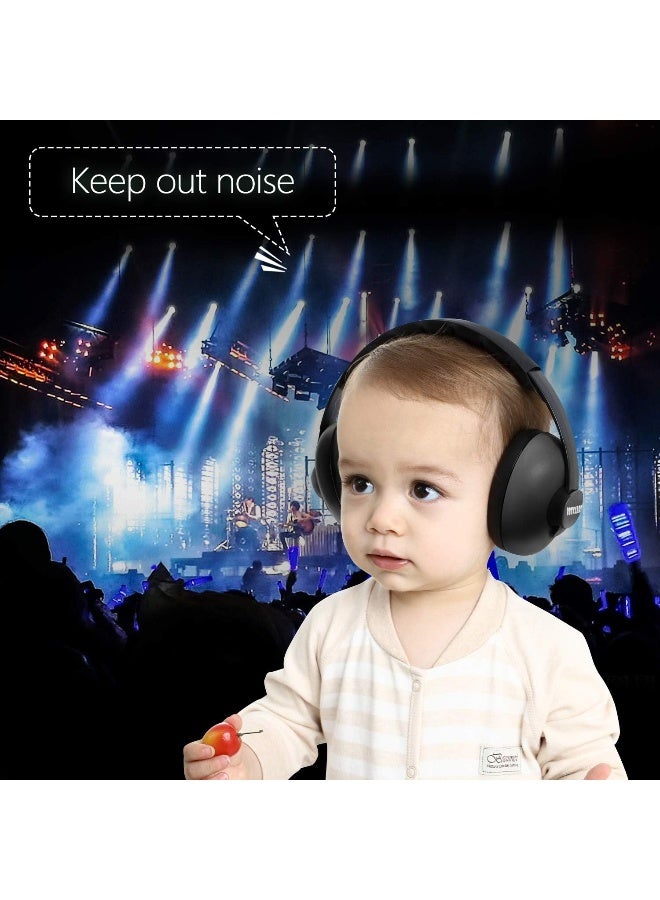 BBTKCARE Baby Headphones Noise Cancelling Headphones for Babies for 3 Months to 2 Years (Black) - Image 3