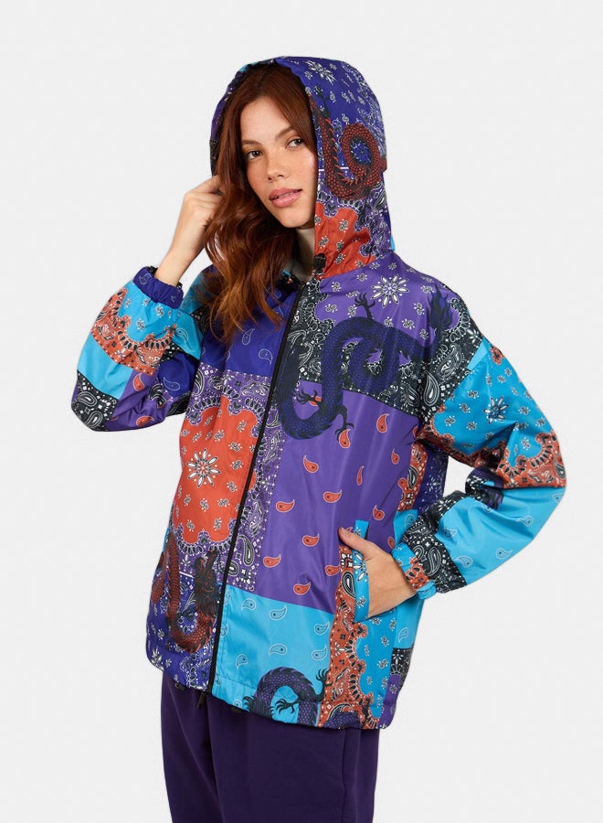 Premoda Women Bandana Waterproof Jacket