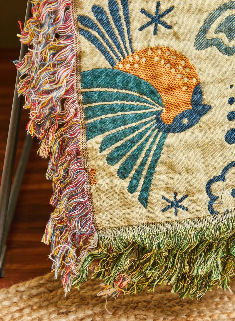 AURORA Patterned Woven Blanket Throw