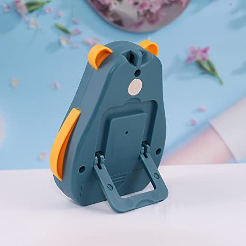 HENIJ� Electronic Digital Kitchen Cooking Timer Cat Shape Sleeping Cooking Reminder with Alarm Countdown Device, Magnetic Clock Stopwatch Countdown Timer, Pack of 1 (Sky Blue) - Image 5