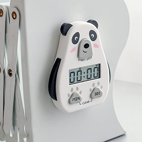 HENIJ� Electronic Digital Kitchen Cooking Timer Cat Shape Sleeping Cooking Reminder with Alarm Countdown Device, Magnetic Clock Stopwatch Countdown Timer, Pack of 1 (Sky Blue) - Image 4