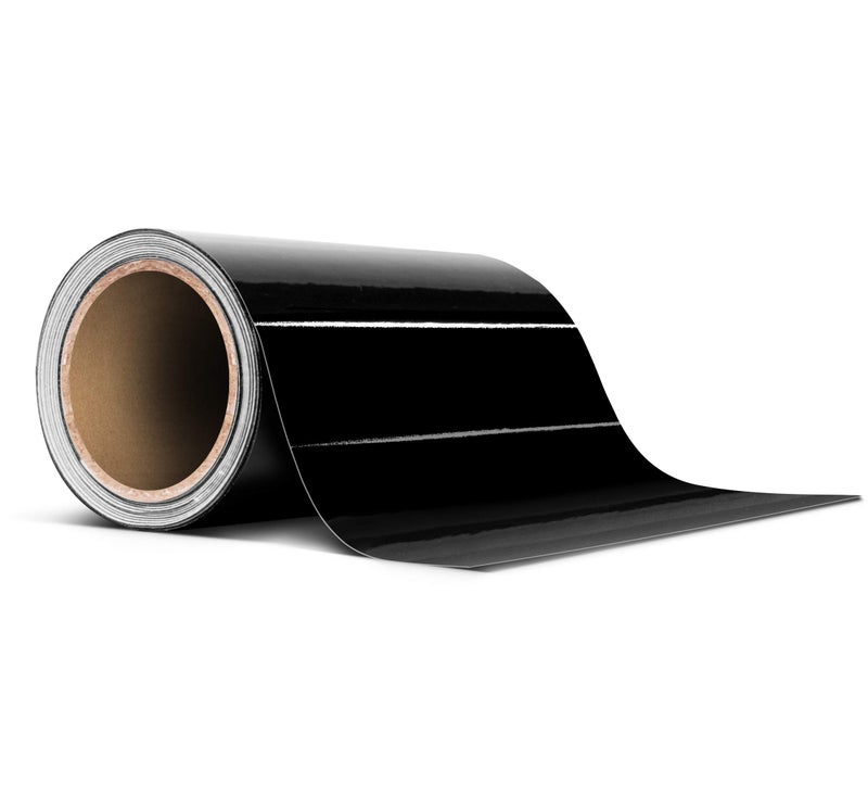 VViViD Black Gloss AirRelease Adhesive Vinyl Tape Roll 4 Inch x 20ft - Image 2