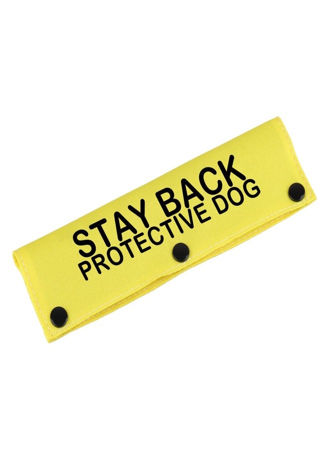 BLUPARK Protective Dog-YE Sleeve - Funny Dog Leash Wrap with ID Patch Tag, Stay Back Protective, Pet Birthday Gift - Image 1