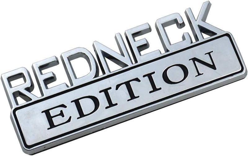 EmbRoom 2 PACK REDNECK EDITION EXTERIOR EMBLEM CAR TRUCK BOAT DECAL LOGO REPLACEMENT FOR F-150 F250 F350 SILVERADO RAM 1500 - Image 2
